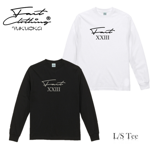 "MAIN LOGO L/S shirt”